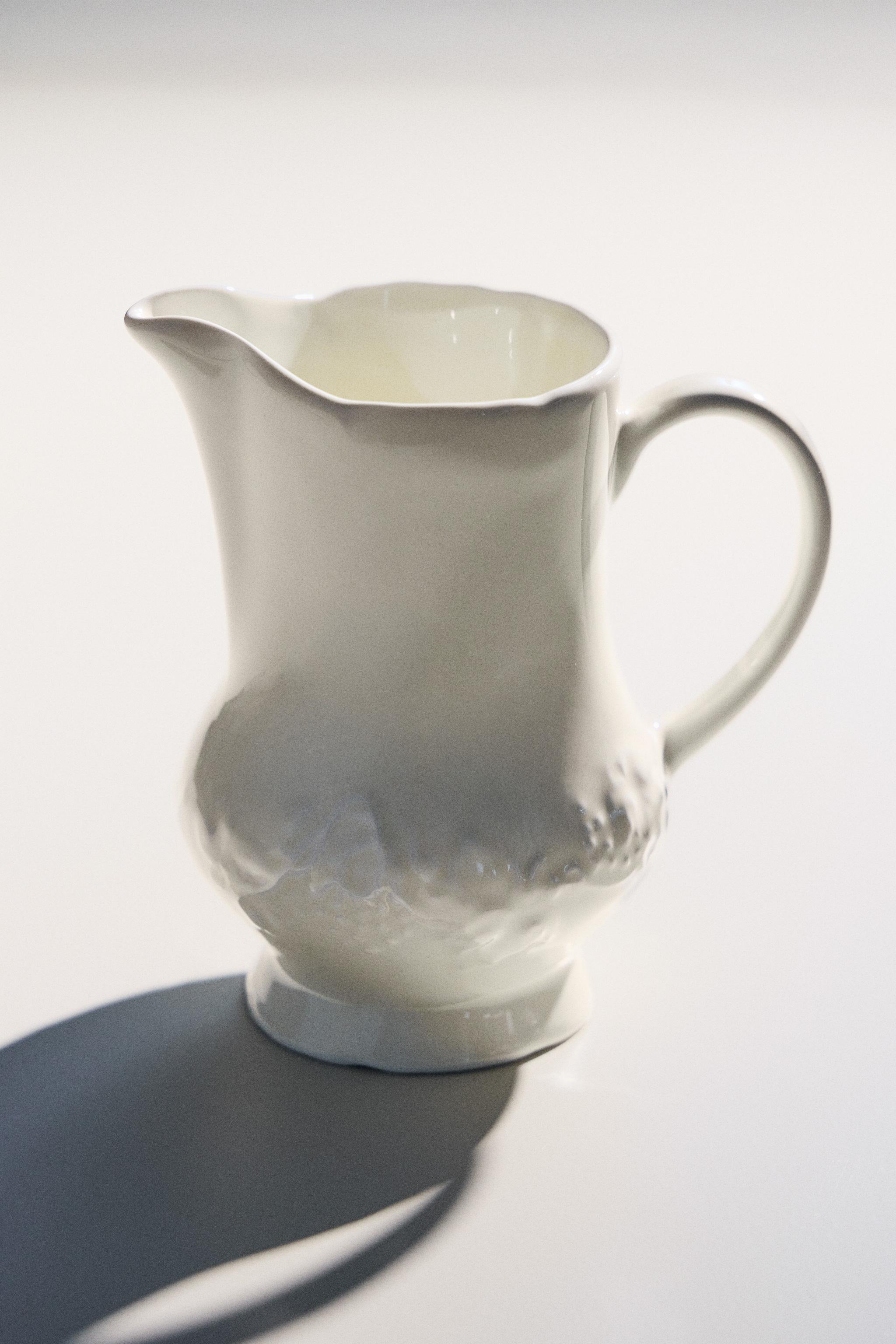 POT À LAIT PORCELAINE RAISINS
